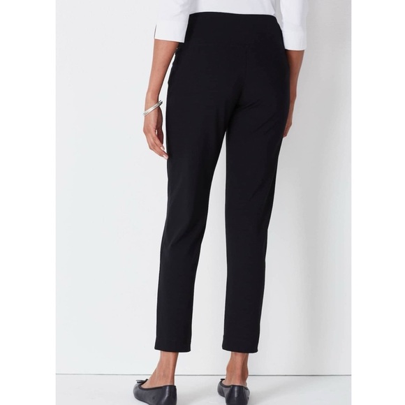 Pure Jill J. Jill Slim Leg Black Stretch Pull On Ankle Pants - Picture 5 of 6